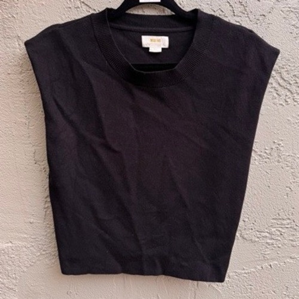 Maeve Black Sleeveless Tank Top